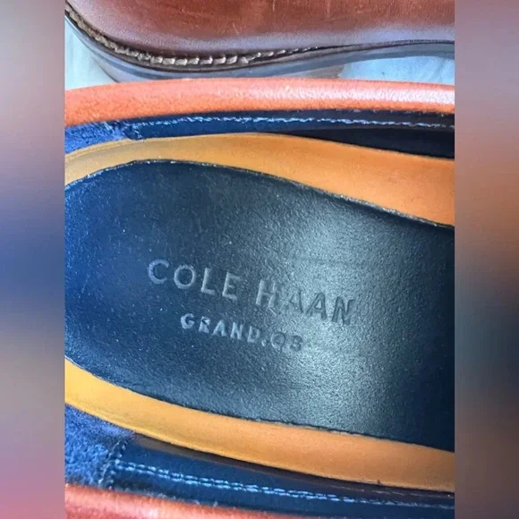 SOLD Cole Haan Genuine Leather Lenox Hill Venetian brown Loafers 9 - Picture 6 of 8